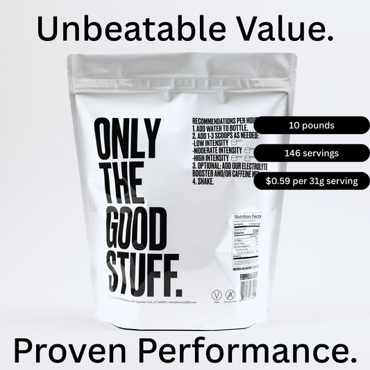 Bulk 10 pounds, 146 servings - Formula 369 Endurance Fuel Drink Mix