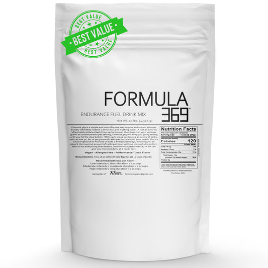 10 pounds, 146 servings - Formula 369 Endurance Fuel Drink Mix