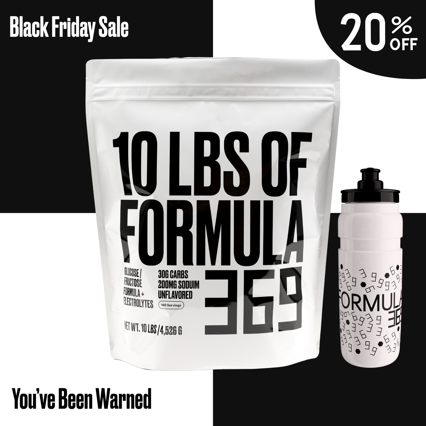 Bulk 10 pounds, 146 servings - Formula 369 Endurance Fuel Drink Mix