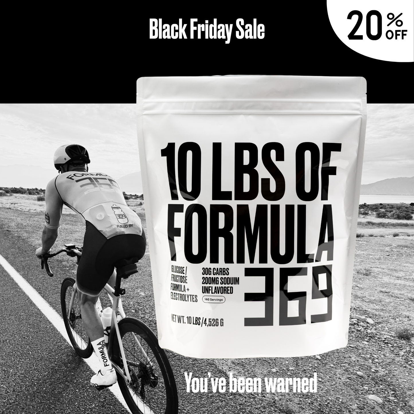 Bulk 10 pounds, 146 servings - Formula 369 Endurance Fuel Drink Mix