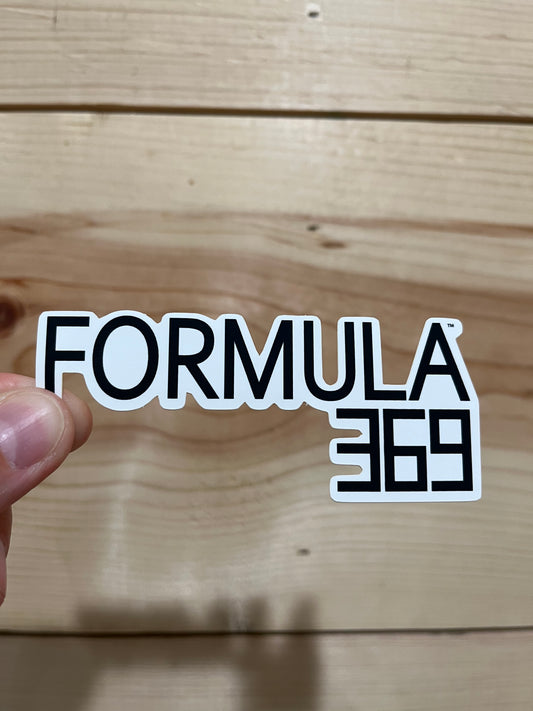 Formula 369 Vinyl Sticker