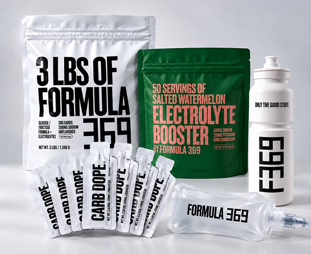 Formula 369 bulk fuel and hydration products