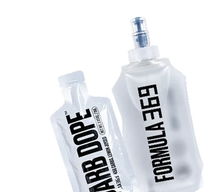 Gel or flask for on-the-go carbs