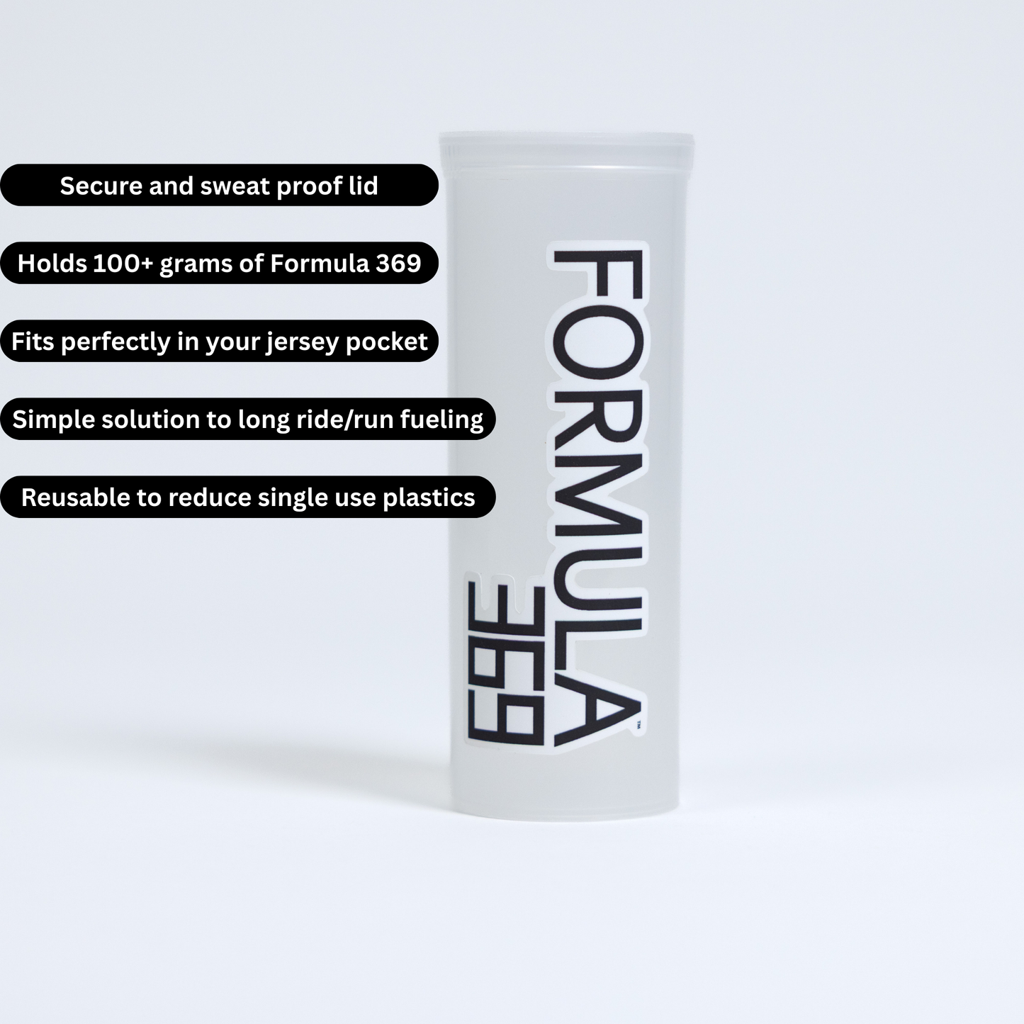 Reusable Container For Sports Drink Powder