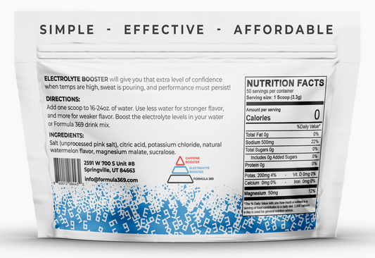 Electrolyte Booster Drink Mix - 50 servings